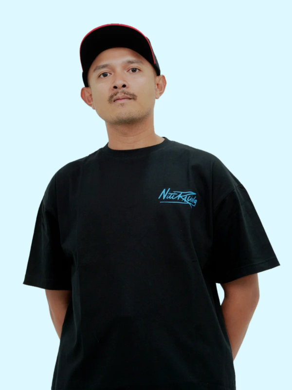 Oversized Blue Logo