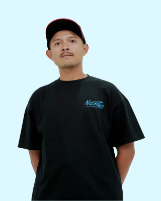 Oversized Blue Logo — view 2